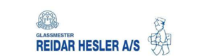 Logoen til Glassmester Reidar Hesler AS