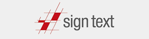 Logoen til Sign Text AS