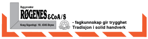 Logoen til Byggmester Røgenes & Co As
