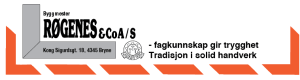 Logoen til Byggmester Røgenes & Co As