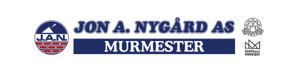 Logoen til Murmester Jon A. Nygård As