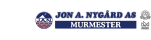 Logoen til Murmester Jon A. Nygård As