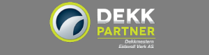 Logoen til Dekkmestern Eidsvoll Verk AS
