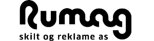 Logoen til Rumag Skilt Og Reklame AS