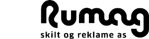 Logoen til Rumag Skilt Og Reklame AS