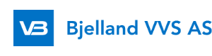 Logoen til Bjelland Vvs AS
