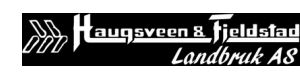 Logoen til Haugsveen & Fjeldstad Landbruk AS