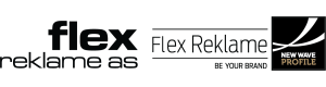 Logoen til Flex Reklame AS