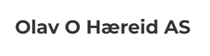 Logoen til Olav O. Hæreid As