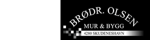 Logoen til Brødr Olsen Mur & Bygg As