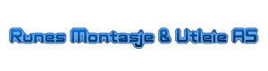 Logoen til Runes Montasje Og Utleie AS