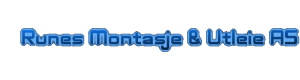 Logoen til Runes Montasje Og Utleie AS