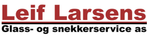 Logoen til Leif Larsen Glass & Snekkerservice As